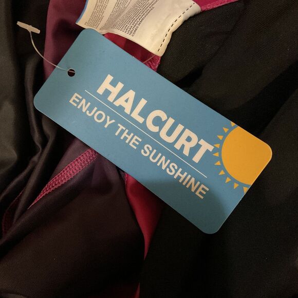 Halcurt Women's Long Sleeve Swimsuit Set with Built-in Bra - Picture 3 of 6